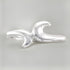 Silver Polished Tendril Ring