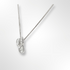Sterling Silver Triple Teardrop Pendant Neckalce