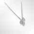Sterling Silver Triple Teardrop Pendant Necklace