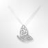 Sterling Silver Butterfly Pendant Necklace
