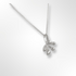 Sterling Silver Emerging Shoot Pendant Necklace