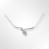 Silver Elara Moonstone & CZ Necklace
