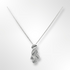Silver Miro CZ Pendant & Chain