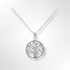 Silver Olivia CZ Pendant & Chain