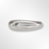 Sterling Silver Matt & Polish Cut Out Marquise Shape Ring