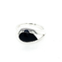 Silver Delahaye Onyx Ring