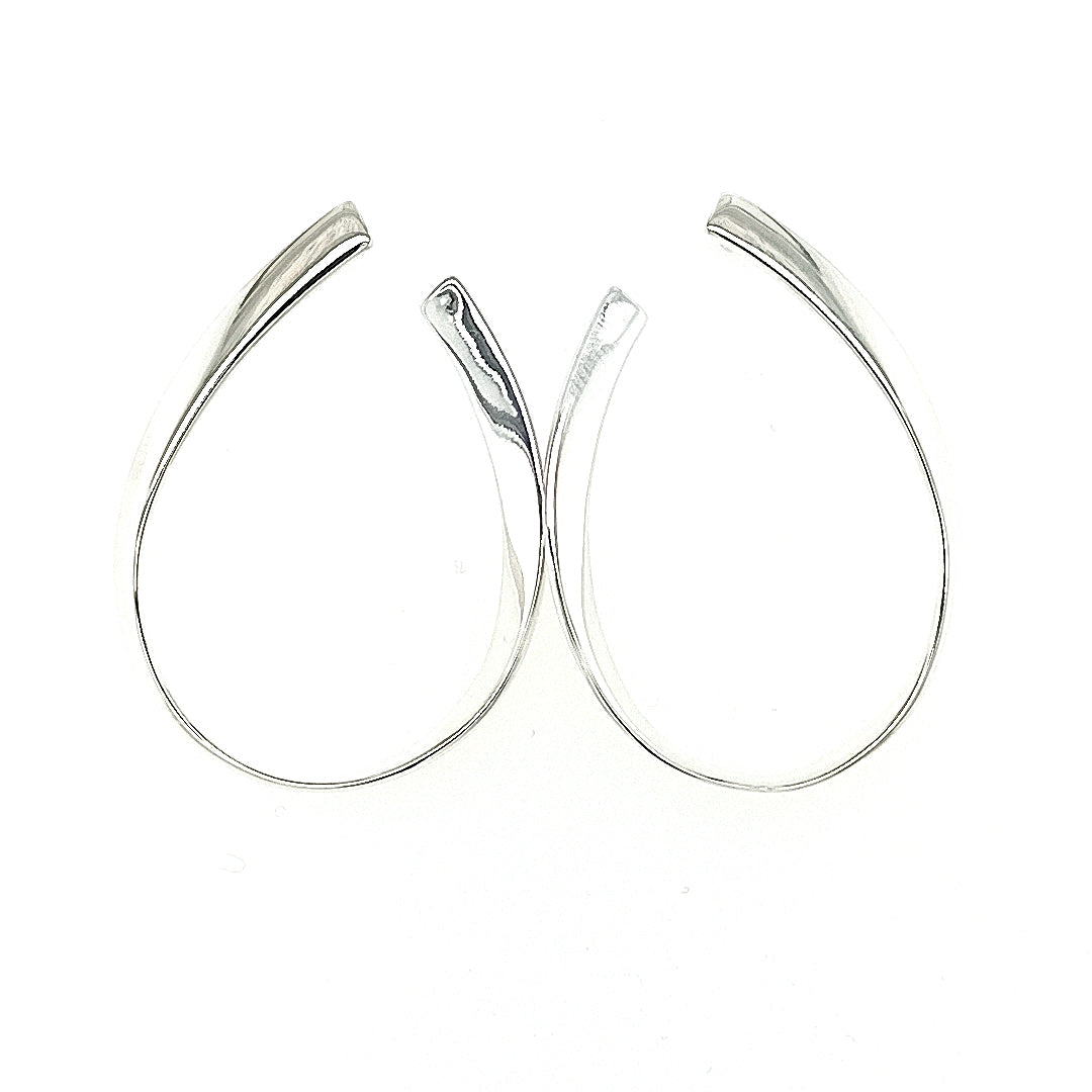 Silver Wisp Earrings