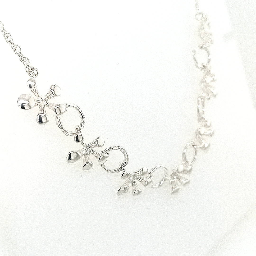 Silver Clade Necklace